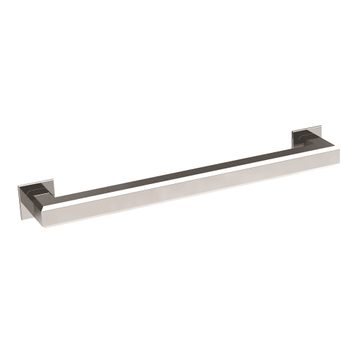 Simple Squared Grab Bar, 24", Polished Stainless Steel